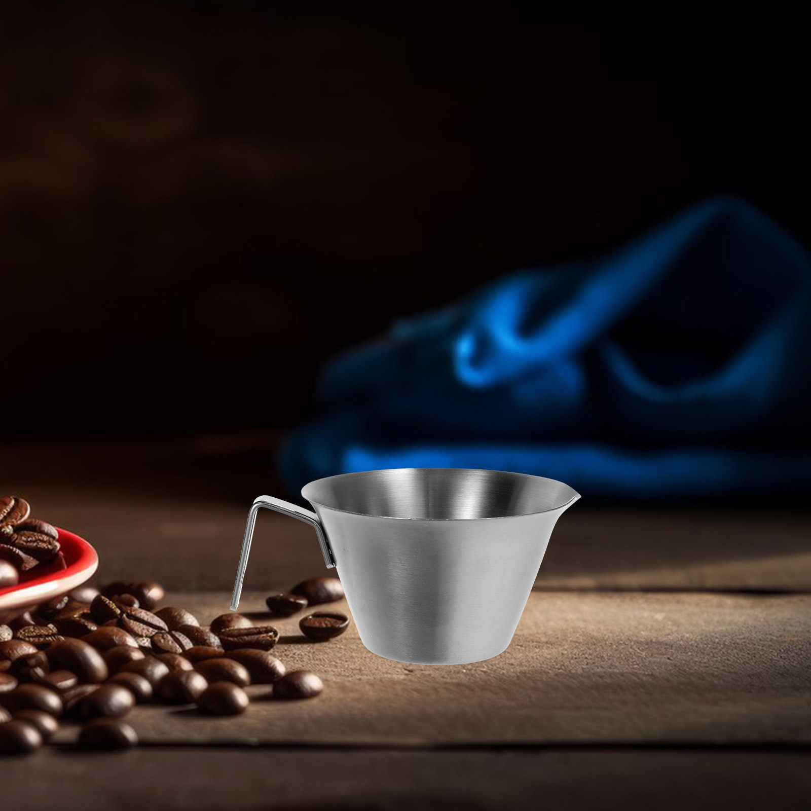 Espresso Shot Glass - Stainless Steel Espresso Extraction Cup Marked