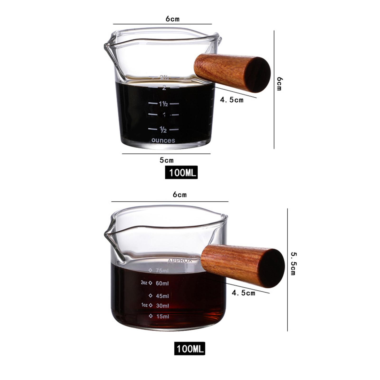 Double Spout Measuring Mug Cle - Espresso Shot Glass 评论和价格